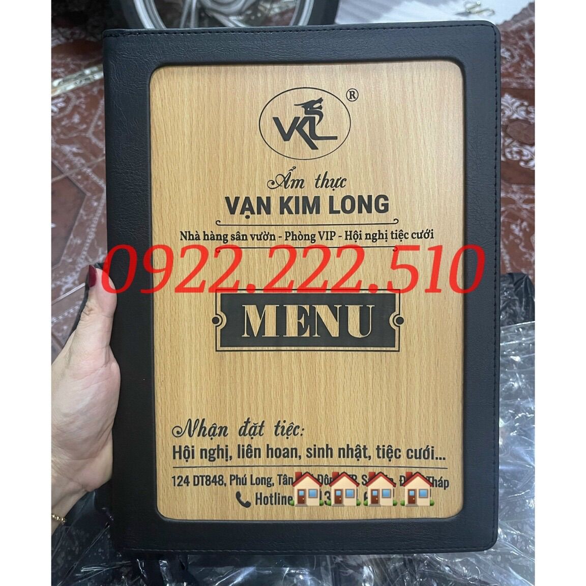 BÌA MENU 10-20 LÁ A4 GỖ 2332