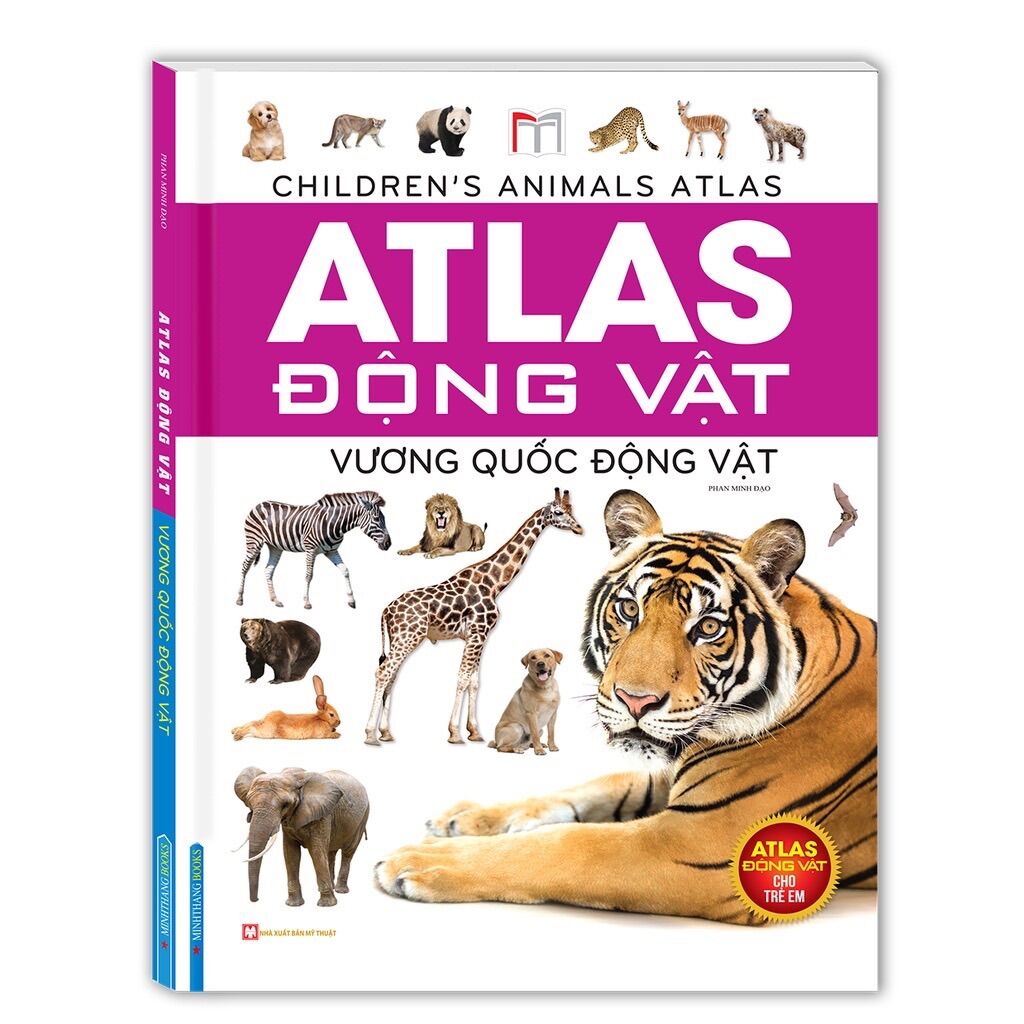 Sách - atlas động vật - vương quốc động vật