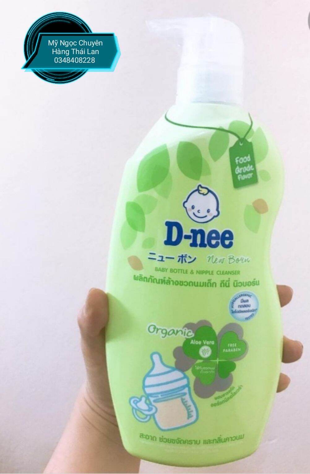 Nước rửa bình sữa d-nee thái lan 620ml - chính hãng