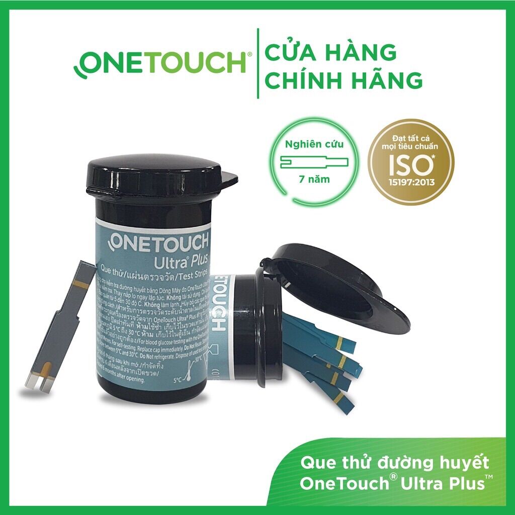 Que thử đường huyết OneTouch Ultra Plus 25que