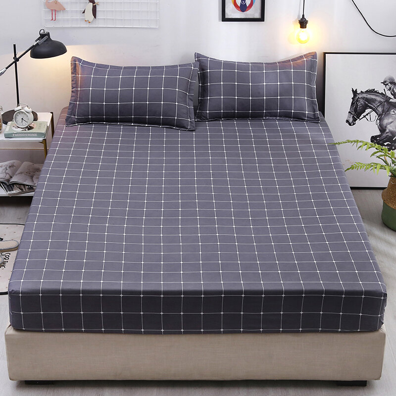 Ga giường cotton giặt nước ga giường chống bụi ga giường đơn chiếc ga giường chống trượt simmons bọc bảo vệ ga giường m 1 m 8 bọc toàn bộ ga giường