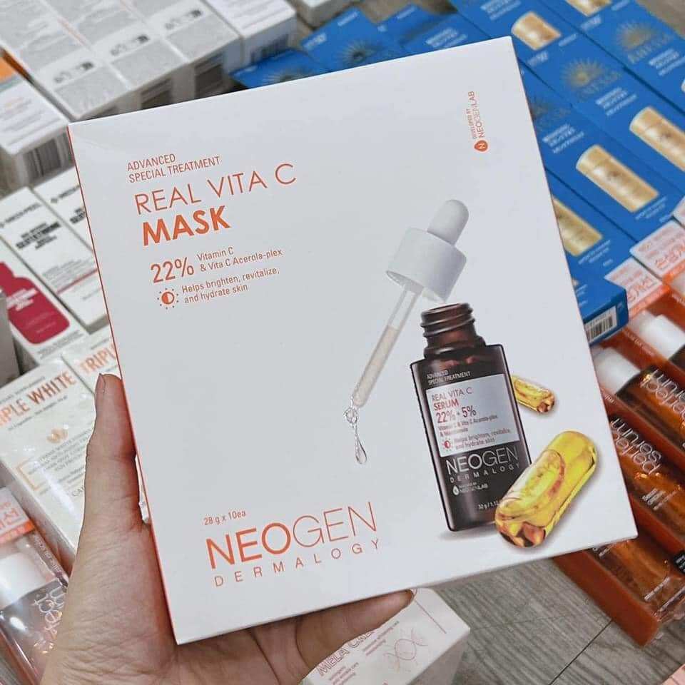 Mặt nạ cấp ẩm da Neogen Dermalogy Real Vita C Mask