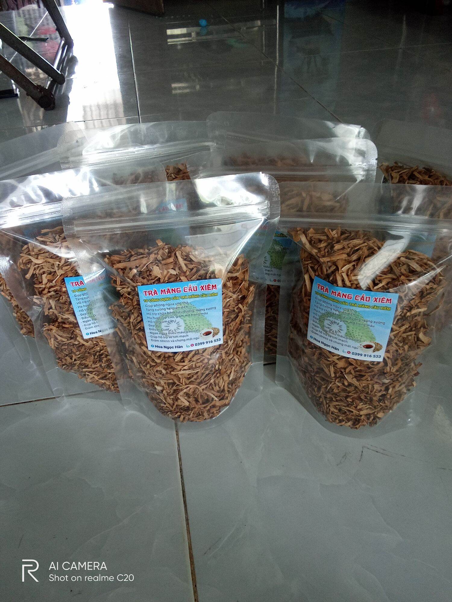 Trà mãng cầu-300k/kg túi zip