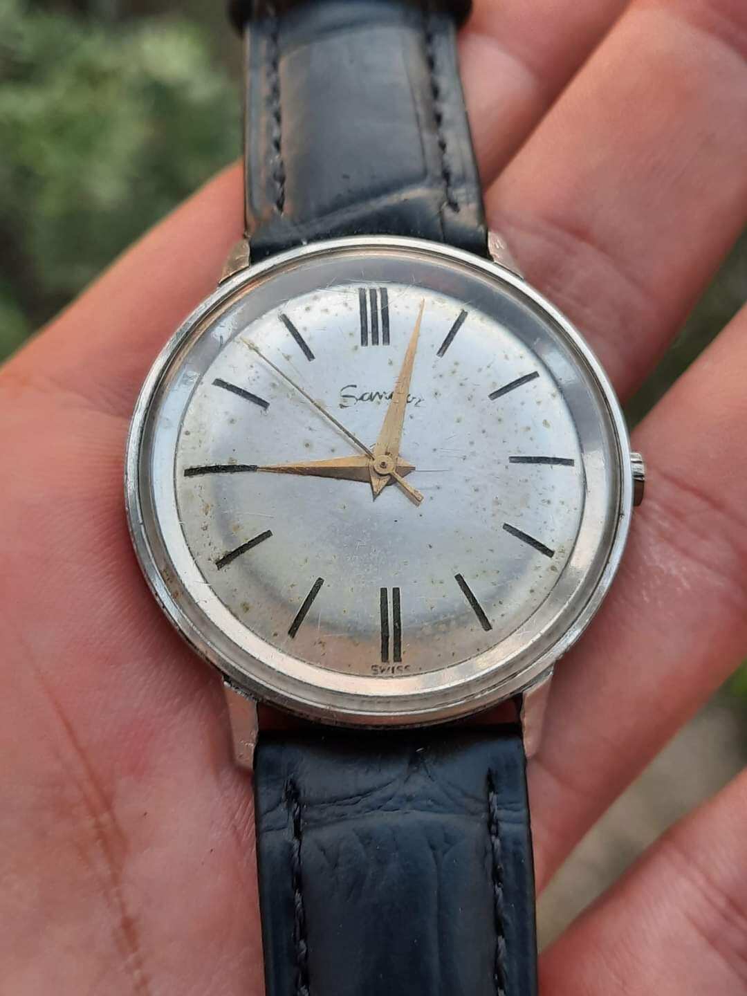đồng hồ nam vintage sandoz máy móc zin đẹp