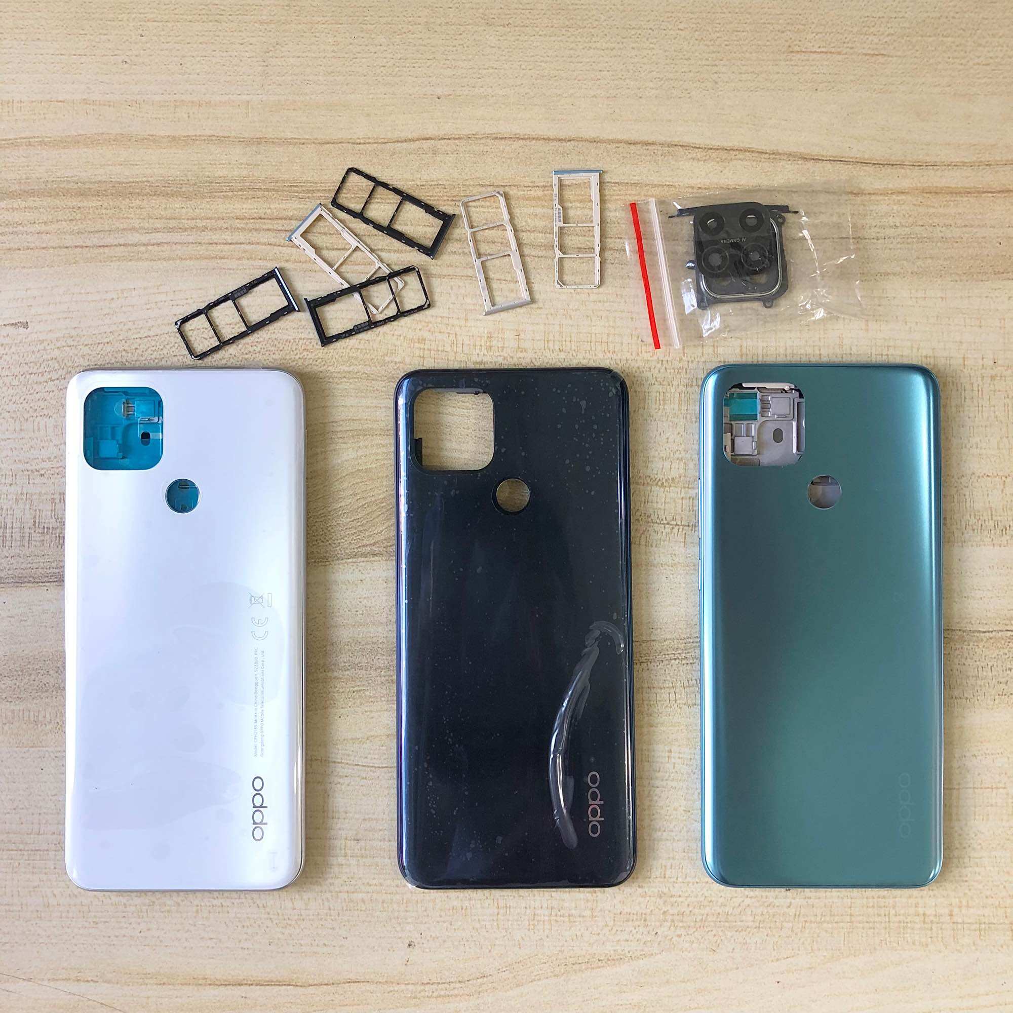 Bộ vỏ + sườn oppo a15 / a15s zin hàng cao cấp