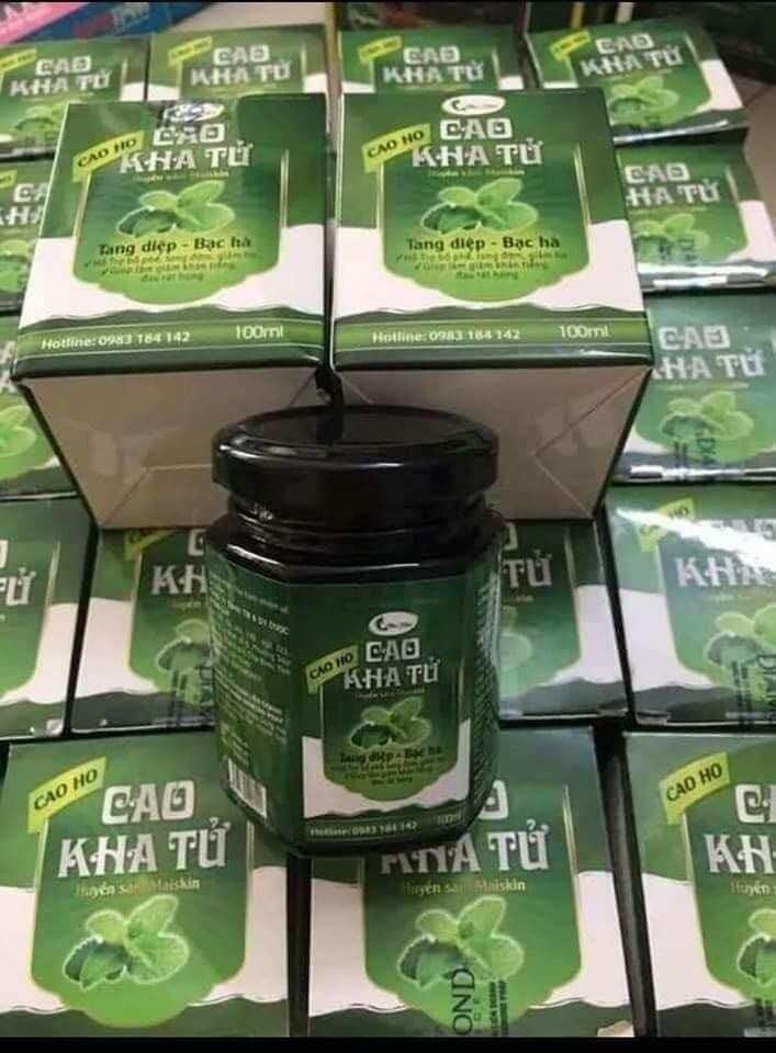 Cao trị ho cao kha tử .Bổ phế phổi ,long đờm giảm ho