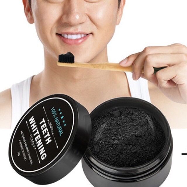 Bột Trắng Răng Than Tre Nhật Bản - Teeth Whitening